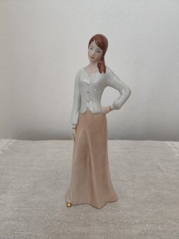 Royal dux žena dievča porcelánová soška - 6