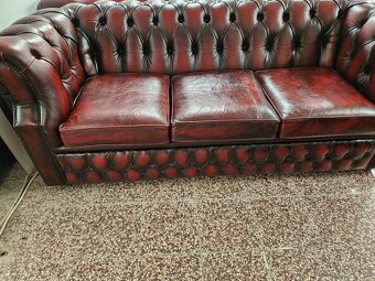 CHESTERFIELD ŠTÝL - V TOP STAVE 3+2+1/DVOJFAREBNÁ - 6