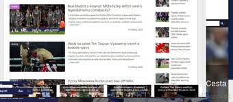 Plne automatizovaný športový web SportZoSveta.eu - 6