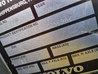 Cestný valec ako nový z Nórska 3t Volvo SD25 Kubota 962 mt - 6