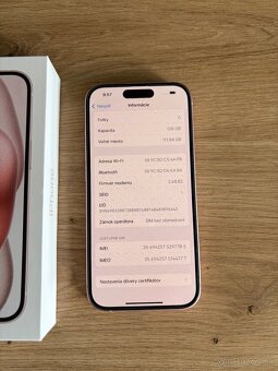 Na predaj Apple iPhone 15 v ružovej farbe - 6
