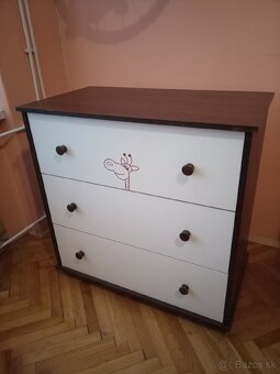Detská posteľ 60x120 s komodou - 6