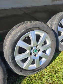 Predam alu.disky orig. ŠKODA , 5x100 R15 - 6