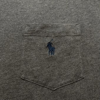 Polo Ralph Lauren sivé tričko s krátkym rukávom M - 6