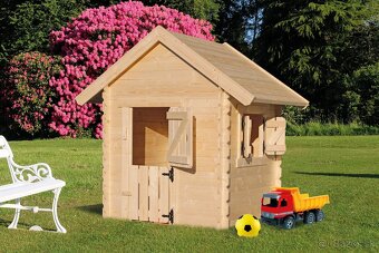Detský drevený záhradný domček - 6