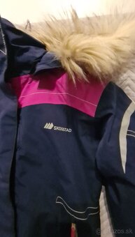 Dievčenská športová zimná bunda Skogstad, veľ. 116/122 - 6