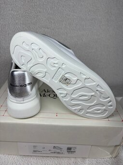 Alexander McQueen Sneakers Silver White - 6