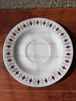 Stará porcelánová čajová súprava z bývalej GDR - 6
