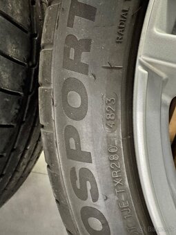 Mercedes disky + letné pneu R19 ako nové 5x112 8J ET38 - 6