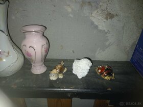 Retro porcelánové sošky, mix, stolička - 6