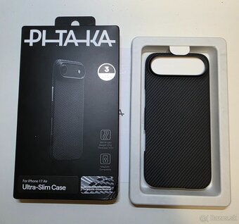 iphone air pitaka ultra slim kryt, aramid-karbon, novy - 6