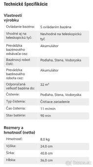 Plne robotický bazénový vysávač - 6