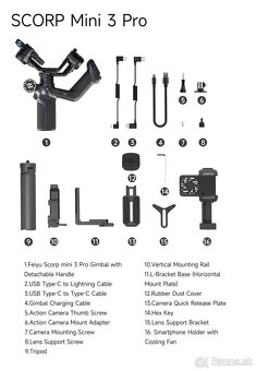 Gimbal SCORP mini 3 pro - 6