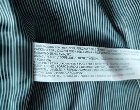 Nová kožená bunda Mango L - 6