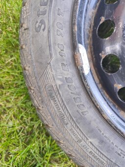 Predám plechové disky 165/65 R14 - 6