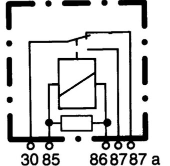 Relé 12V 20/30A - 6