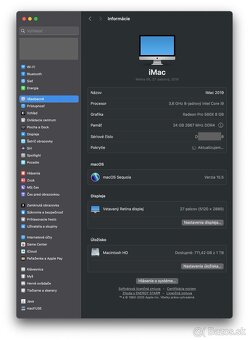 iMac 27" / i9-9900K / 24 GB RAM / 1 TB SSD / 8 GB grafika - 6
