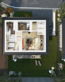 PNORF - 4i bungalov, 106,20 m2, pozemok 523 m2, Špačince - 6