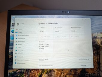 Notebook Lenovo ThinkPad T480s i5-8350U / dotykový - 6