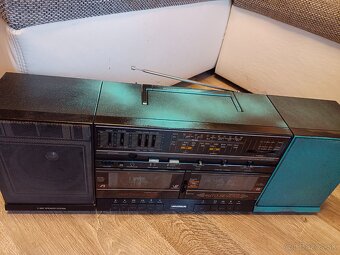 Universum CTR4673 reverse radiomagnetofon retro 2 kazeťák - 6