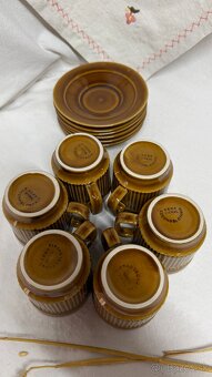 Šálky s podšálkami KERA VITRAL Czechoslovakia - 6