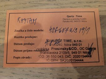 Hodiny RHYTHM 4SG607WS19 - 6