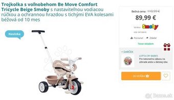 Smoby Trojkolka Be Move Comfort - 6