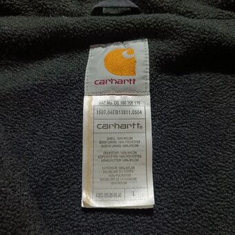 Carhartt čierna bunda hrubá bunda zimná bunda Carhartt WIP L - 6