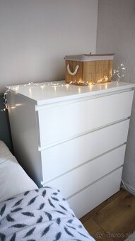2x komoda Malm Ikea biela - 6