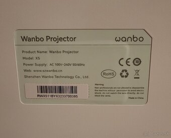 ☆Projektor Wanbo X5 málo použivaný ako nový - 6