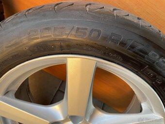 SEAT SKODA VW 5x112 7jx17 ET 38 225 50 R17 letné - 6