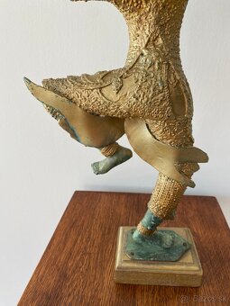 THAJSKÁ BRONZOVÁ SOCHA KRÁĽ RAMA 46cm - 6