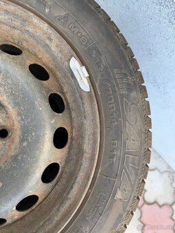 Predám 4 kusi pneumatík rozmer 165/70 R 14 zimné - 6
