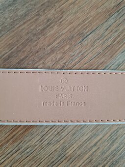 Lv louis vuitton opasok koženy biely kvalitny lv belt - 6