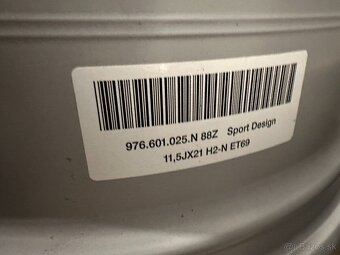originál kolesa r21 5x130 Porsche Panamera 976 - 6