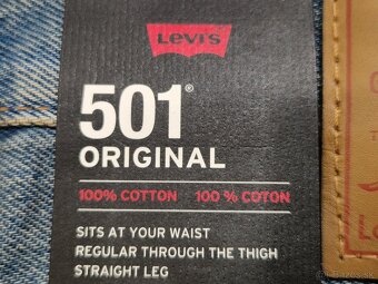 Pánské džíny Levi's 501 W34/L32=45/107cm p281 - 6