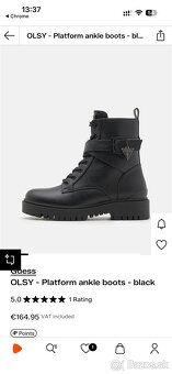 Kožené topánky Guess - 6