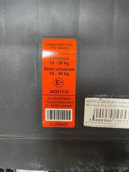 Sedačka Romer Britax Kidfix SL 15-36 kg - 6