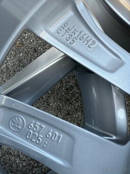 ORIGINAL ŠKODA SCALA/KAMIQ DISKY 5x100 R16 TOP - 6