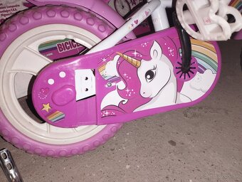 Predám bicykel 12'' Unikorn, pre deti z výškou 87-110 CM. - 6