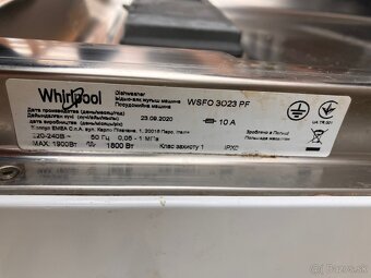 Umývačka riadu Whirlpool WSFO 3O23 PF - 6