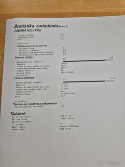 Lexmark MX722ade cierna A4 multifukncia - 29879 stran - 6