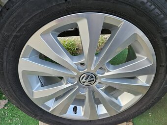 Atraktívne, originálne hliníkové disky VW - 5x112 r16 - 6