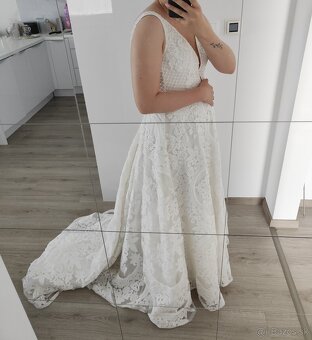 Svadobné šaty zn.Eva Lendel - 6