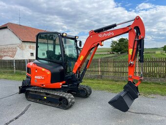 Minibagr Kubota KX027-4 / 3 režimy průtoku,3x lžíce - 6