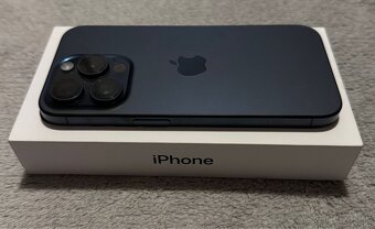 iPhone 15 Pro, Blue Titanium 256GB - 6