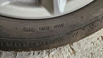Originál disky Ford R16 5x108 + pneu 215/60 R16 - 6