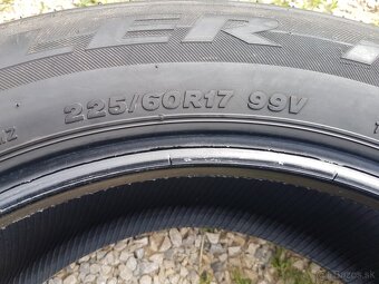 225/60 r17 letné pneumatiky 4ks Bridgestone DOT2022,2020 - 6