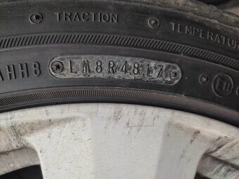 Predám letné pneu Falken 225/45 R17+ Elektróny 5x112 R17 - 6