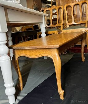 konferencny stolik, drevo, v 42 cm, d 109 cm, s 49 cm - 6